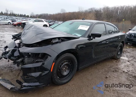2015 Dodge Charger Police из США, поврежденный, VIN 2C3CDXKT1FH853016